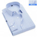 Men's Dress Shirts Long Sleeves Formal Business Striped Casual Shirts Top