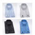 Mens Dress Shirts Luxury French Cuff Formal Business Cufflinks Strisp Shirts Top