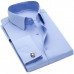 New Mens Dress Shirts French Cuff Long Sleeves Formal With Cufflinks Shirts Tops