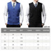 Men Classic Button Knitted Sweater Vest Shawl Collar Sleeveless Cardigan M-3XL