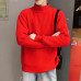 Men's Winter Warm Casual Sweater Turtleneck Knitwear Cashmere Woolen Pullover