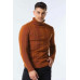 Stripe Men's Turtleneck Sweaters Pullovers Casual Knitting Slim Fit Long Sleeve