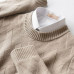 2023 Thick Cashmere Sweater Men's Sweater Autumn/Winter Knitted Pullover