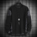 Men's Plus Size Waffle Contrast Color Stitching Sweatshirt