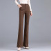 Dress Pants Women's Size Bootcut Trousers High Rise Office Career Black Brown