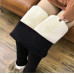 Winter Women Warm Pants Sherpa Fleece Lined Stretchy Thick Cashmere Leggings