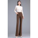 Dress Pants Women's Size Bootcut Trousers High Rise Office Career Black Brown