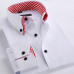 New Mens Dress Shirts Formal Solid Luxury Business Designer Long Sleeves Shirts