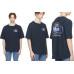 For RHUDE Motorsport Short Sleeve Men Retro Cotton Street Casual T-Shirts