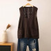 Women Sweater Vest Waistcoat Jumper Knit Tank Top V Neck Sleeveless Pullover