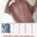 Women Warm Poncho Batwing Turtleneck Tops Cape Cardigan Sweater Coat Outwears