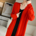 Women's cashmere cardigan autumn long knitted V-neck cardigan